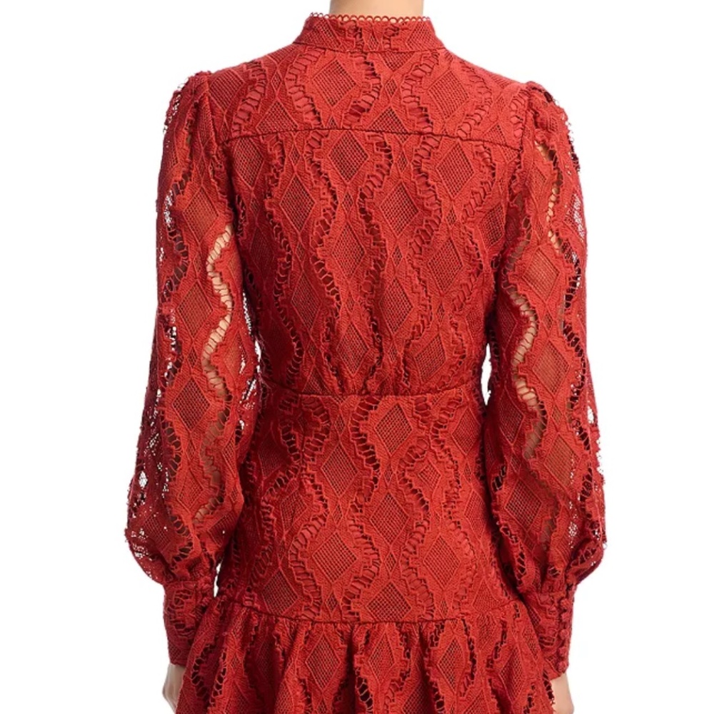 Aqua - Wavy Lace Dress - Exclusive 70's Collection - Sz M - NWT - Picture 4 of 5
